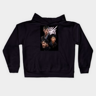 A family and an outsider Kids Hoodie